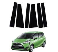 Moldura de Pilar de Ventana de Puerta para Toyota Sienta 2015 2016 2017 2018 2019 2020 2021,Cubierta de Ventana de Puerta Lateral de Poste de Pilar,Calcomanía Decorativa