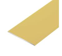 Moldura de Piso, Tira de transición Plana de 7 cm/2,8 Pulgadas de Ancho, Barras for Puertas for Huecos en el Piso, Cubierta de umbral de Puerta de Aluminio Recortable(Gold,90 cm/35")