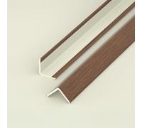 Moldura de PVC de 100 cm, kit de 3 bisagras de pared para el hogar y la oficina, fácil de instalar y resistente a la intemperie (Sle 11, 40 mm)
