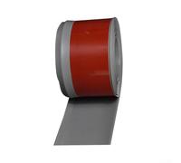 Moldura de PVC suave para protección de zócalos, piezas decorativas de sustrato de plástico impermeable para aplicaciones de acabado de paredes interiores (gris)