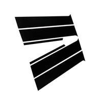 Moldura De Ventana Panel Lateral De Puerta Pegatina Cubierta Color Negro Brillante Para Mitsubishi Para Lancer Sedán 2008-2017 IENQBVL