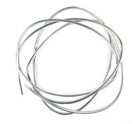 Moldura decorativa cromada para coche, 2 m x 6 mm, protección para bordes de puerta, plástico ABS, autoadhesiva, protección contra arañazos para parachoques, parrilla, interior para decoración, tiras