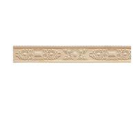 Moldura decorativa de madera for muebles, líneas talladas, apliques de esquina for decoración, marco, gabinete, figuritas for el hogar, arte de pared(G-50x15cmx1.5cm)
