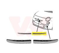Moldura Decorativa/ Protectora, Parachoques 1604583 VAN WEZEL para FIAT