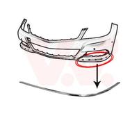 Moldura Decorativa/ Protectora, Parachoques 3097481 VAN WEZEL Para MERCEDES-BENZ