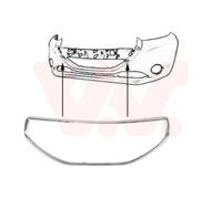 Moldura Decorativa/Protectora, Parachoques 4034585 VAN WEZEL Para PEUGEOT