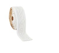 Moldura Decorativas Autoadhesiva Decoración de pared espuma Flexible en relieve 3D, embellecedor tablero respaldo autoadhesivo, borde papel tapiz decorativo, moldura, zócalo(WHITE 1pc)