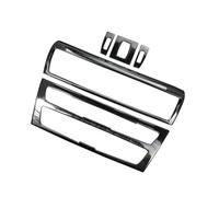 Moldura del Panel de Control de CD de la ventilación de la Consola Central de Acero Inoxidable (B/Negro)