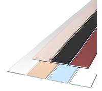 Moldura en T, Tira de transición piso aluminio, tira divisoria plana, cubre pisos laminados/madera/LVT - juntas placa metal(Gold,3.5cm/1.37in)
