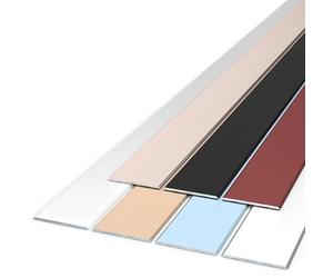 Moldura en T, Tira de transición piso aluminio, tira divisoria plana, cubre pisos laminados/madera/LVT - juntas placa metal(Red,7cm/2.75in)