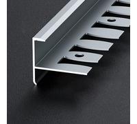 Moldura flexible de aluminio para azulejos de baguette de 90 cm, 3 piezas, 12 mm opcional, fácil instalación para grapas profesionales