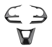 Moldura Interior Coche Compatible Con Toyota Para RAV4 Para Corolla E210 Para Cross 2019 2020 2021 2022 2023 2024 Cubierta Decorativa Panel Volante(Black)