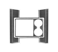 Moldura Interior Coche Para Dodge Para Ram 2013 2014 2015 Gear Shift Cup Holder Panel Frame Cover Trim Sticker Car Accessori Interior(Negro)