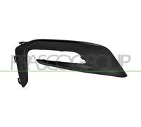 MOLDURA IZQUIERDA PARRILLA PARACHOQUES DELANTERO-NEGRO-LISO PARA PRIMERIZAR FORD