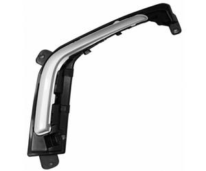 Moldura izquierda rejilla parachoques delantero Peugeot 308 2011 2013 gris