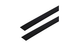 Moldura Metalizada Autoadhesiva Tira autoadhesiva de PVC for decoración paredes, techos, muebles, azulejos, cinta dorada, 5 m(Black,1.5cm)