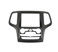 Moldura Panel Control Consola Central Para Jeep Para Grand Para Cherokee 2014-2018 Interior Compartimento Central Coche Panel Navegación Decoración Cubierta Embellecedora