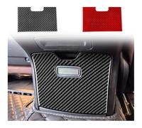 Moldura panel marco cabeza Para Benz Para GLE W167 2019-2024 Cubierta almacenamiento trasera carbono Panel embellecedor Accesorios interiores Pegatinas decorativas