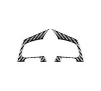 Moldura panel marco cabeza Pegatinas Decorativas Para El Marco Del Botón Volante Coche De Fibra Carbono 2017-2021 Accesorios Interiores