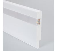 Moldura Rodapié para Tira LED Modern con Tapa Continua