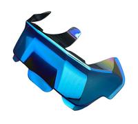 Moldura trasera deportiva para cascos de motocicleta, fácil de instalar, construcción de ABS, resistencia al viento, alerón de resistencia al viento