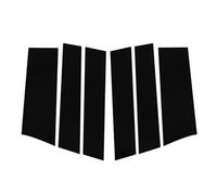 Moldura Ventana A B Pilar Compatible Con Odyssey 2011 2012 2013 2014 2015 2016 2017 6 Piezas Pegatinas Para Molduras Puertas Ventanas Coche Color Negro Brillante