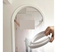 Molduras cóncavas flexibles, Entrada flexible del arco PVC que moldea la longitud pintable el 1-10m de anchura 1.1-7cm las esquinas redondas(W 3cm(1 1/4"),L4m/13.1ft)