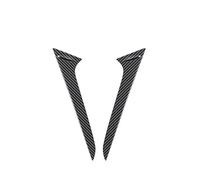 Molduras Cromadas Alerón Ventana Trasera Adorno Automotriz para Toyota para Raize A200 2020-2022 Cubierta Triangular para El Alerón Trasero(ABS Carbon Fiber)