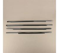 Molduras Cromadas Negras La Línea De La Ventana Para Mitsubishi ASX RVR 2010-2019. Junta Goma Decorativa 5727A215 5727A216(Chrome)