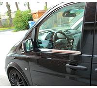 Molduras de acero inoxidable para ventanilla, Mercedes W639 Vito, Viano, 2003-2014