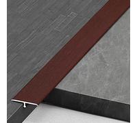 Molduras de aluminio con perfil en T, Tira de transición de piso estilo T de aluminio for múltiples tipos de piso Multicolor 90-145 cm(D,95Cm/37.4In L)