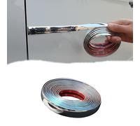 Molduras de carrocería para Puertas de automóviles, molduras anticolisión para Parachoques Delantero y Trasero, molduras cromadas Brillantes, para Dodge Dart Charger SRT, 8mm width-5M