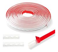 Molduras de estuco para pared, 600 cm, diseño vintage, 3D, flexible, autoadhesivo, resistente al agua, ideal para puertas, armarios, decoración del hogar (2 cm de color blanco)