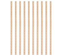Molduras de madera, cuentas 3D sin terminar, juego de tiras decorativas de madera, panel de acento de superficies interiores talladas, para decoración de muebles del hogar, carpintería