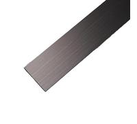 Molduras De Pared Autoadhesivas,Molduras Decorativ Rollo De 10 Mm Y 3 Metros Adhesivo For Pared, Acero Inoxidable, Plano, Autoadhesivo, Decoración Del Hogar(Black brush)