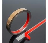 Molduras decorativas autoadhesivas, Embellecedor de pared autoadhesivo acero inoxidable tipo espejo, 26 pies, multicolor, varios tamaños(Glossy Rose Gold.,Width 1cm/0.4inch)
