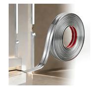 Molduras Decorativas Para Pared Molduras De Pared Autoadhesivas Moldura Adhesiva Rodapies Autoadhesivo Protector Esquinas Pared para Puerta Ventana ZóCalos Armarios ProteccióN Cantos,5m*4cmPlata