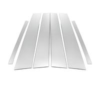 Molduras Exteriores Compatible con Accord 2013, 2014, 2015, 2016, 2017. 6 Piezas De Pegatinas para Postes De Puertas Ventanas De Coche, Decoración Exterior.(Chrome)