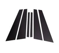 Molduras Exteriores Compatible con Benz para Clase E W210 1996-2002, Embellecedor De Puerta Y Ventana De Coche, Pegatina Cromada De Fibra De Carbono para Postes De Pilares,