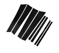 Molduras Exteriores Compatible con Benz para GLC C254 para AMG Coupé 2023 2024 2025 Pegatina Negra para Pilar Columna De La Ventana del Coche