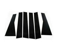 Molduras Exteriores Compatible con BMW para Serie 1 E81/E82/E87/E88 Hatchback 2004-2013. 6 Pegatinas para Molduras De Postes De Puertas Y Ventanas De Coche, Accesorios Exteriores.