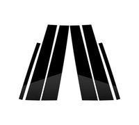 Molduras Exteriores Compatible con BMW para Serie 3 E90 2005-2012, Postes De Pilares Pulidos, Embellecedor De Ventana, Adhesivo para Columna BC, Accesorios De Estilo, Piezas Exteriores.