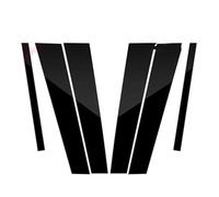 Molduras Exteriores Compatible con BMW para Serie 7 F01 F02 740li F02 2009 2010 2011 2012 2013 2014 2015, Postes De Ventanilla, Molduras De Puerta, Pegatinas, Accesorios De Cubierta.