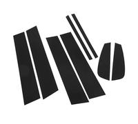 Molduras Exteriores Compatible con Chevrolet para Cruze Facelift Hatchback 2013-2015, 8 Piezas, Negro Brillante, para Postes De Pilares De Coche, Pegatinas para Molduras De Puertas Ventanas.