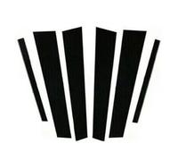 Molduras Exteriores Compatible con GMC para Yukon LT 2015-2020. Adhesivos para Postes De Puertas Ventanas De Coche, Molduras, Cubiertas, Calcomanías Negras Brillantes, Accesorios.