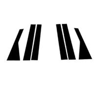 Molduras Exteriores Compatible con Mazda para CX-7 Piezas CX7 CX 7 ER 2006 2007 2008 2009 2010 2011 2012 Molduras De Ventana BC Pilar Columna Decoración Pegatinas Accesorios De Coche