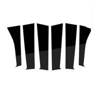 Molduras Exteriores Compatible con Mitsubishi para Outlander 2013, 2014, 2021, Accesorios para Coche, Molduras para Puertas Ventanas, Postes De Pilares, Pegatinas Decorativas.