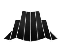 Molduras Exteriores Compatible con Nissan para Murano Z51 MK2 2.º 2009 2010 2011 2012 2013 2014 8 Piezas Molduras De Ventana BC, Pegatinas para Pilar Central, Película, Accesorios para Coche