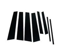 Molduras Exteriores Compatible con Nissan para Tiida C11 para Versa Hatchback 2004, 2005, 2006, 2007, 2008-2011, Embellecedor Ventana Coche, Pegatina Pilar, Accesorios Columna Negros