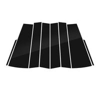 Molduras Exteriores Compatible con Odyssey 2018 2019 2020 2021 2022 Moldura para Postes De Puertas Ventanas Laterales, Color Negro Brillante, Accesorios De Estilo